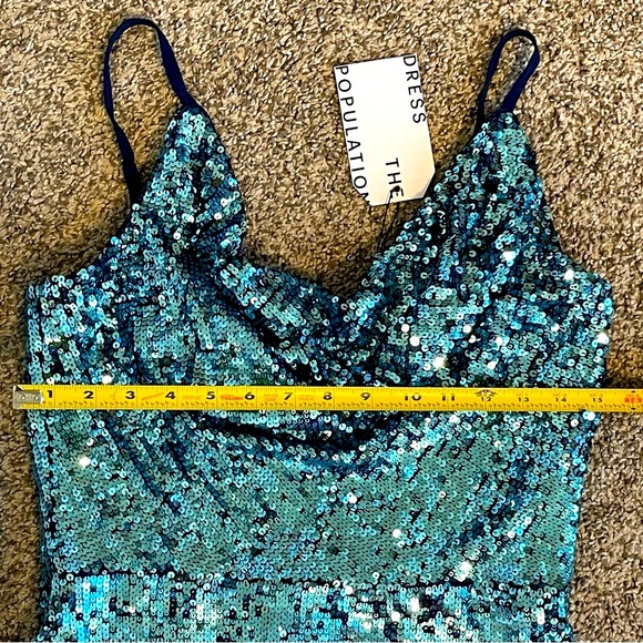 NWT Dress The Population Sequin Mini Dress - Picture 8 of 16
